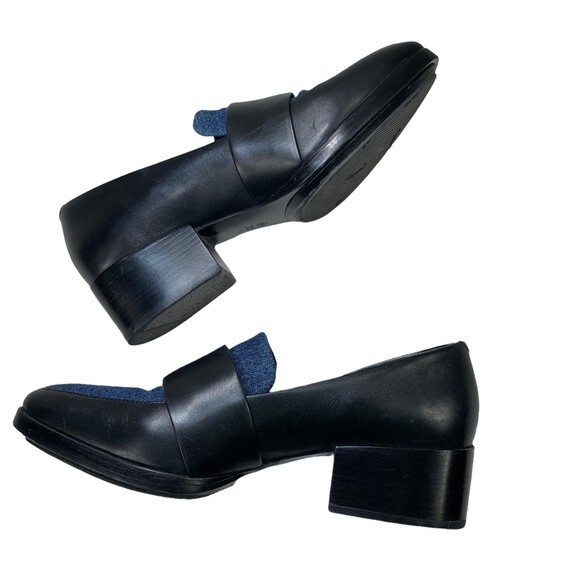 3.1 Phillip Lim Quinn Denim & Leather Loafers 37 / 7 - Picture 5 of 11